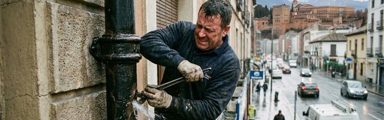 Reparación urgente de bajantes en Irún